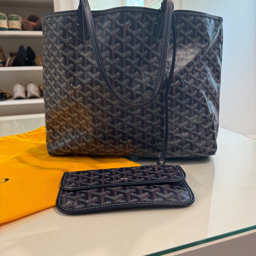 Goyard Saint Louis PM bag navy blue